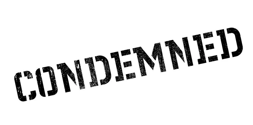Condemned rubber stamp Stock Illustration