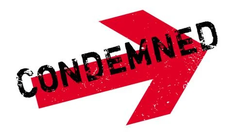 Condemned rubber stamp Stock Illustration