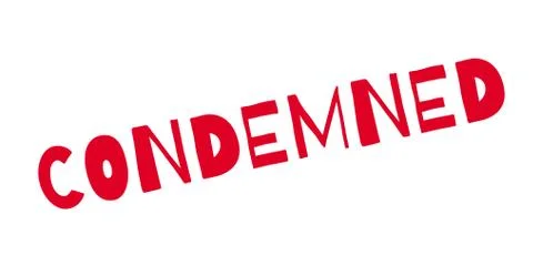 Condemned rubber stamp Stock Illustration