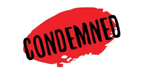 Condemned rubber stamp Stock Illustration