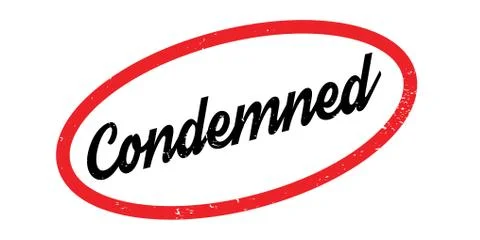 Condemned rubber stamp Stock Illustration