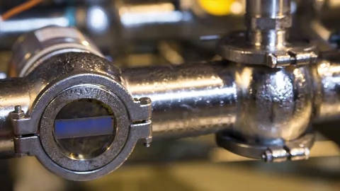 Condensate on metal. Stock Footage 88997737