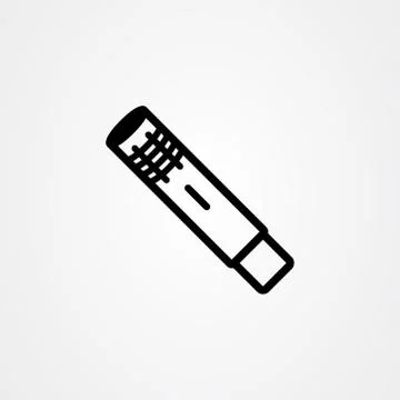 Condenser microphone icon vector design Stock Illustration