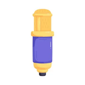 Condenser microphone Stock Illustration