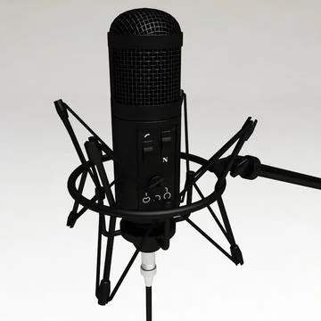 3d studio microphone