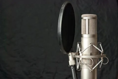 Condenser microphone Stock Photos