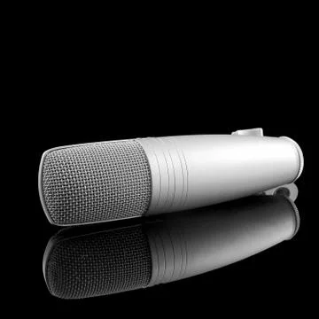 Condenser microphone Foto stock