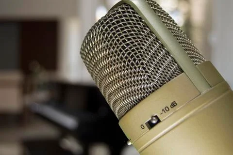 Condenser microphone 库存照片