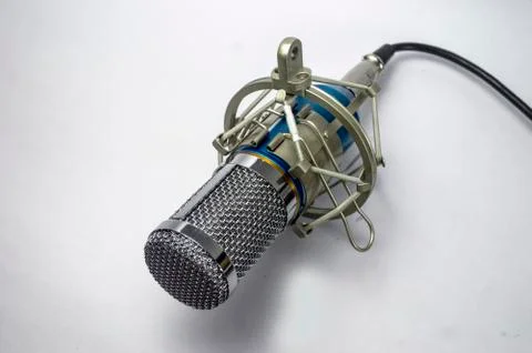 Condenser microphone 库存照片