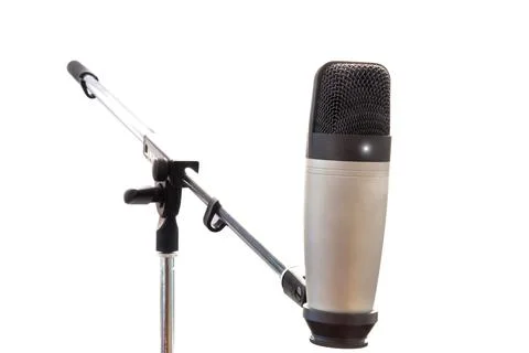 Condenser microphone Stock Photos