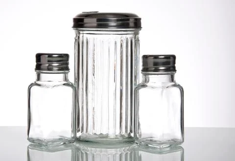 Condiment Containers Foto stock