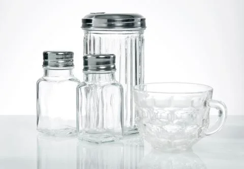 Condiment Containers Foto stock