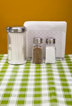 Condiment Containers Stock Photos