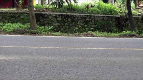 The condition of the highway is full of passing vehicles when on an incline Stock Footage 233763440