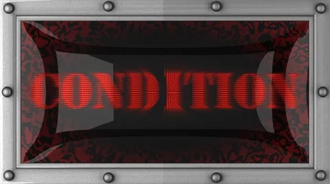 Condition on led Stock Footage 8682842