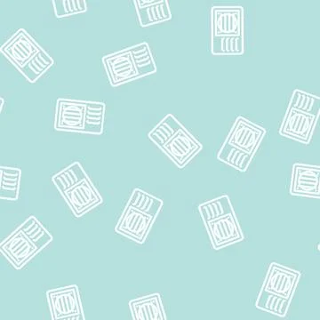 Conditioner air line vector seamless pattern Stock Illustration