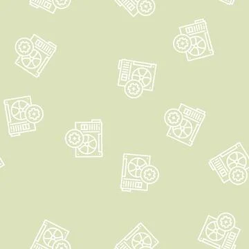 Conditioner block working process line seamless pattern 库存插图