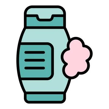 Conditioner bottle icon vector flat Stock Illustration