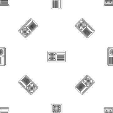 Conditioner fan pattern seamless vector Stock Illustration