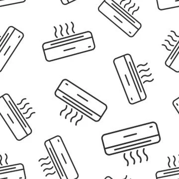 Conditioner icon in flat style. Cooler vector illustration on white isolated  스톡 일러스트