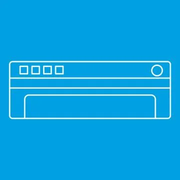 Conditioner icon, outline style Ilustración de archivo