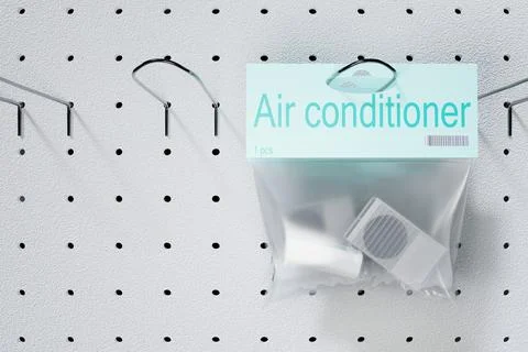 Conditioner in a package 3d Stock Illustration