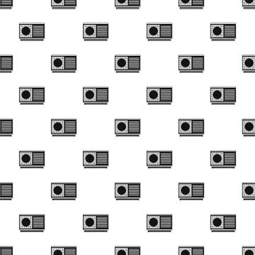 Conditioner part pattern seamless vector Stockillustratie