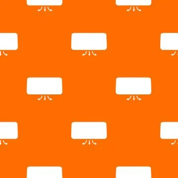 Conditioner pattern vector orange Illustrazione stock