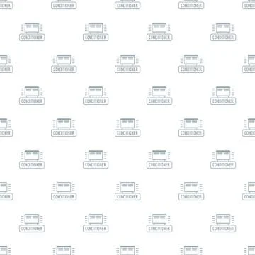 Conditioner pattern vector seamless Stock Illustration