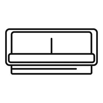 Conditioner split system maintaining comfortable temperature in room Stock Illustration