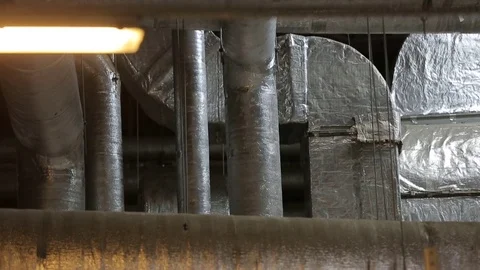 Conditioning and ventilation system Stock Footage 73027725