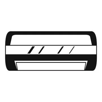 Conditioning split system icon, simple style Stock Illustration