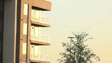 Condo Balcony Stock Footage 245576784