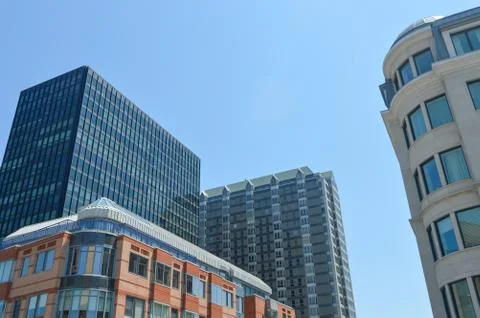 Condo buildings Stock Photos