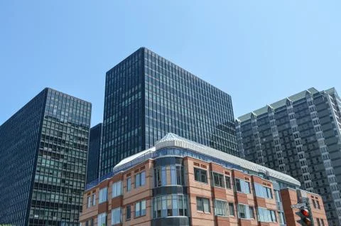 Condo buildings Stock Photos