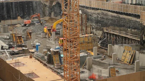 Condo Construction Stock Footage 22634894