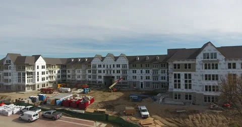 Condo Construction01 Stock Footage 157879426