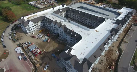 Condo Construction03 Stock Footage 157882872