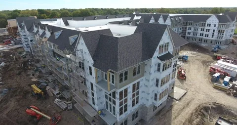 Condo Construction06 Stock Footage 157882167