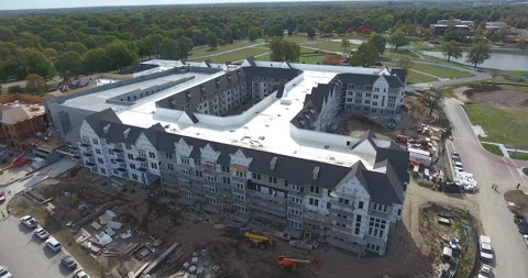 Condo Construction08 Stock Footage 157885188