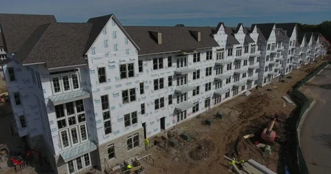 Condo Construction11 Stock Footage 157883856