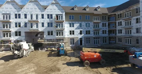 Condo Construction14 Stock Footage 157885152