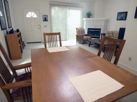 Condo dining room Stock Photos