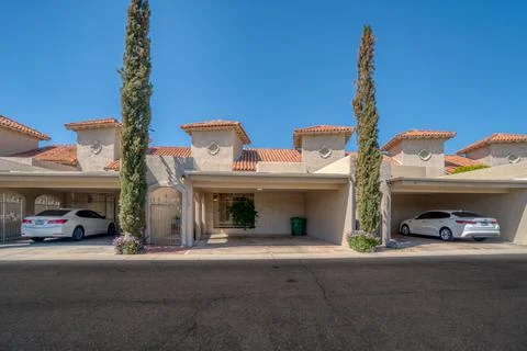 A condo driveway Stock Photos