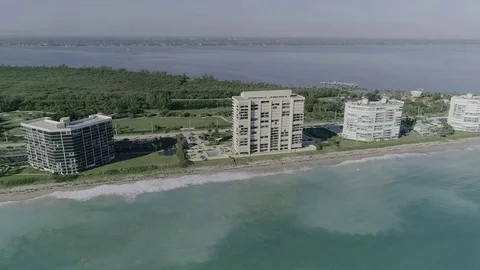 Condo on the Fla coast Stock Footage 103284406