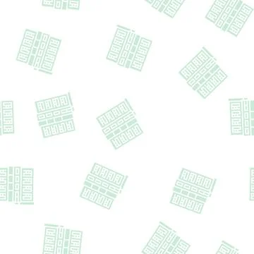 Condo house glyph seamless pattern Ilustración de archivo
