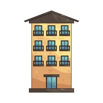 Condo illustration Ilustración de archivo