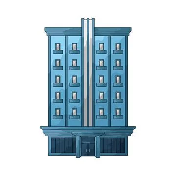 Condo illustration Ilustración de archivo