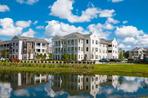 Condo reflections Stock Photos