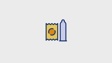 Condom Animated Icon Stock Footage 320226053